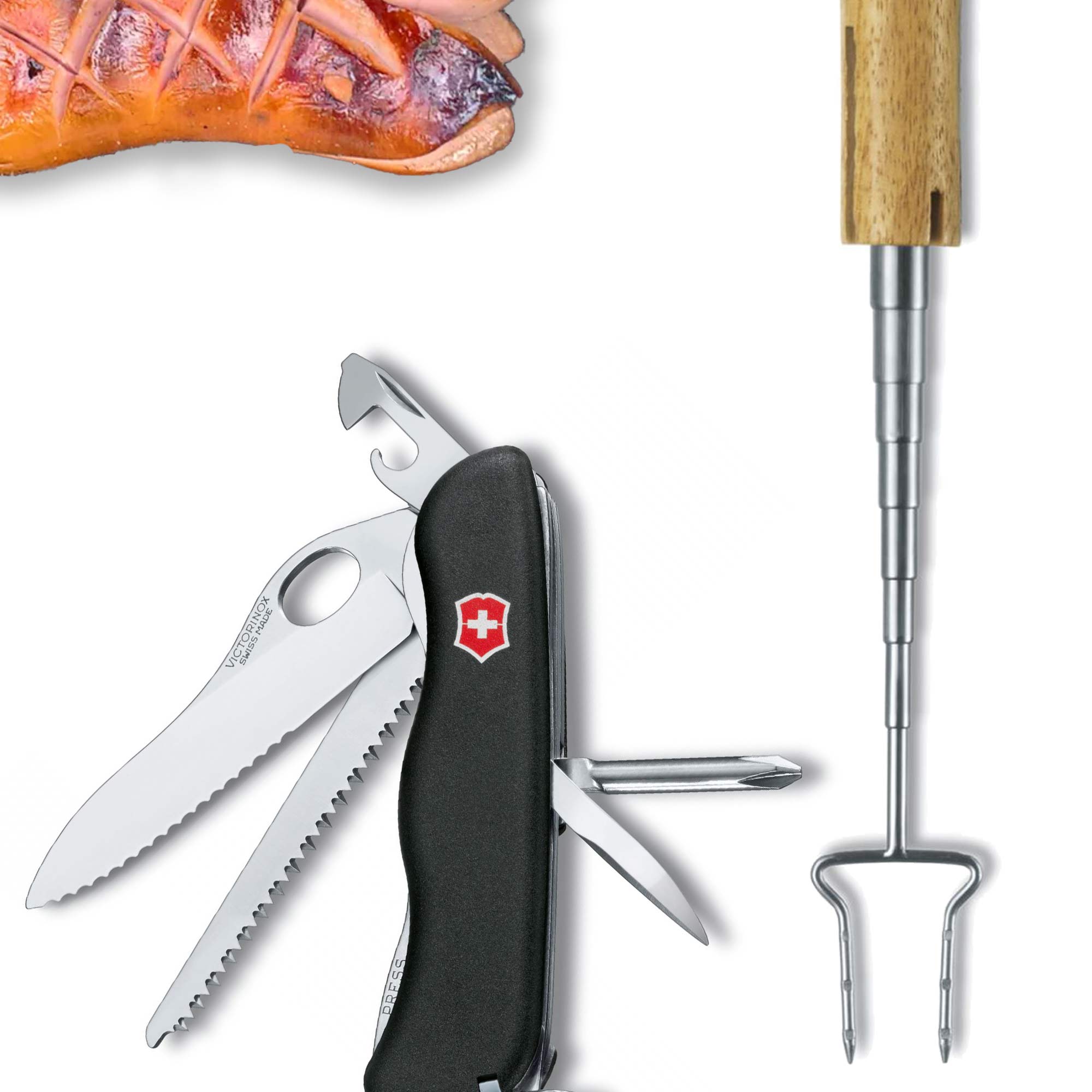 Wander-Set Victorinox Trailfinder mit Grillgabel