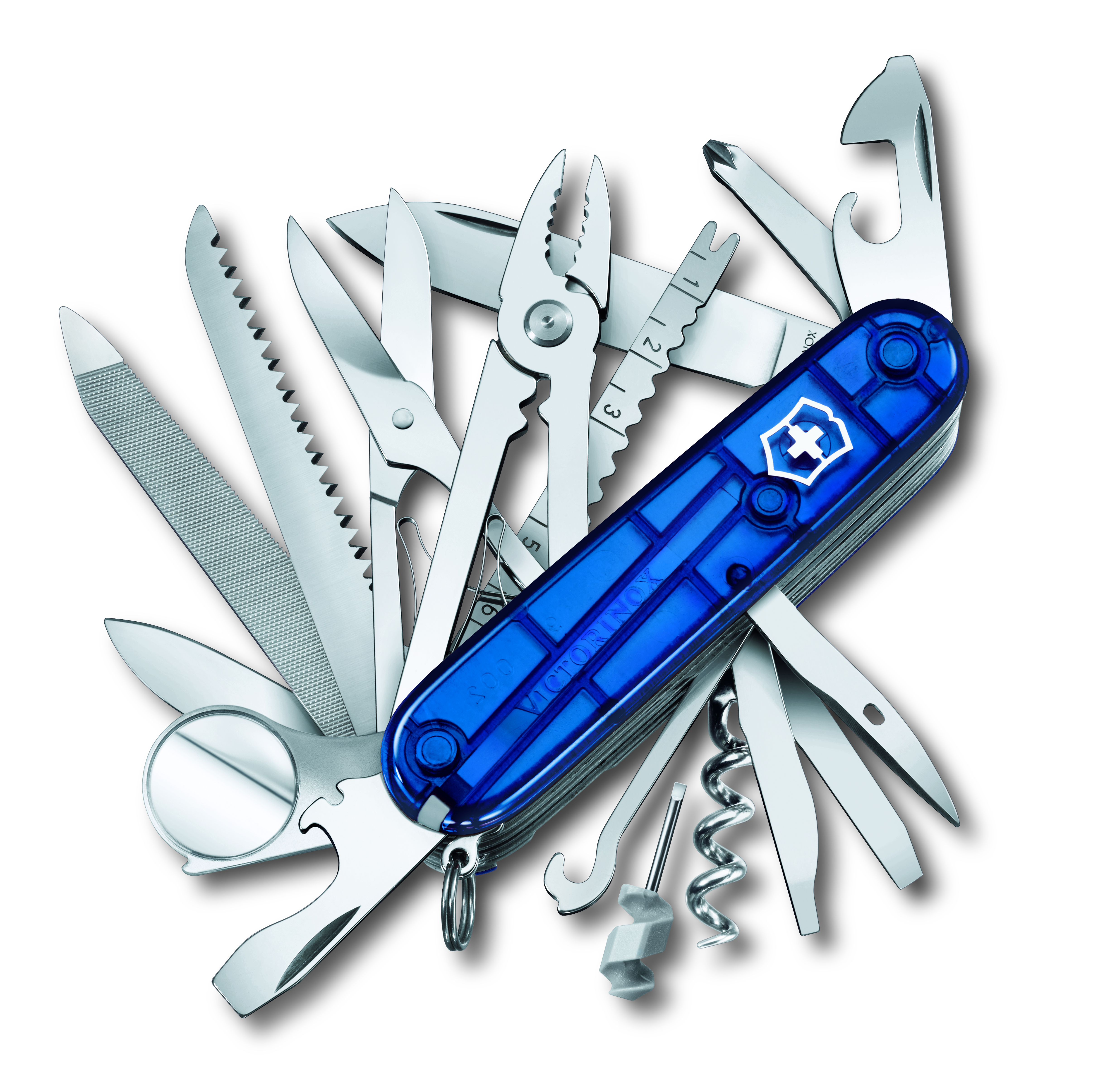Victorinox Swiss Champ blau transparent