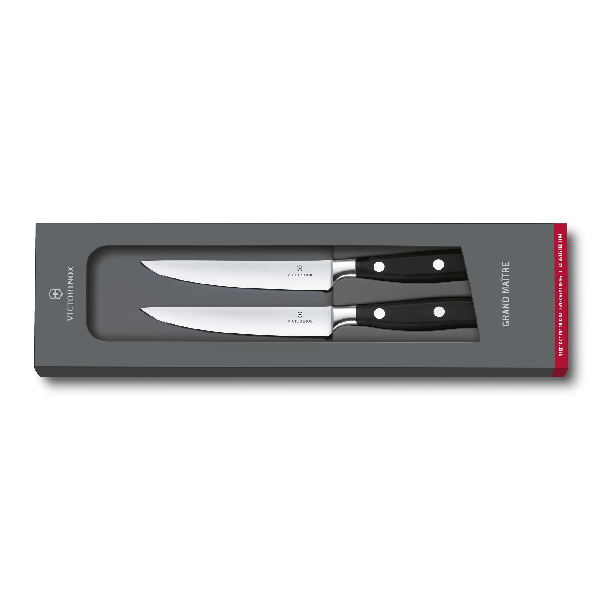 Victorinox Grand Maître Steakmesser-Set. 2-teilig