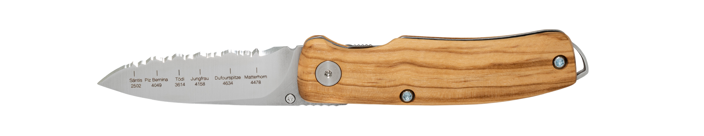 PanoramaKnife, Best of Switzerland, Klappmesser Maloja Olive