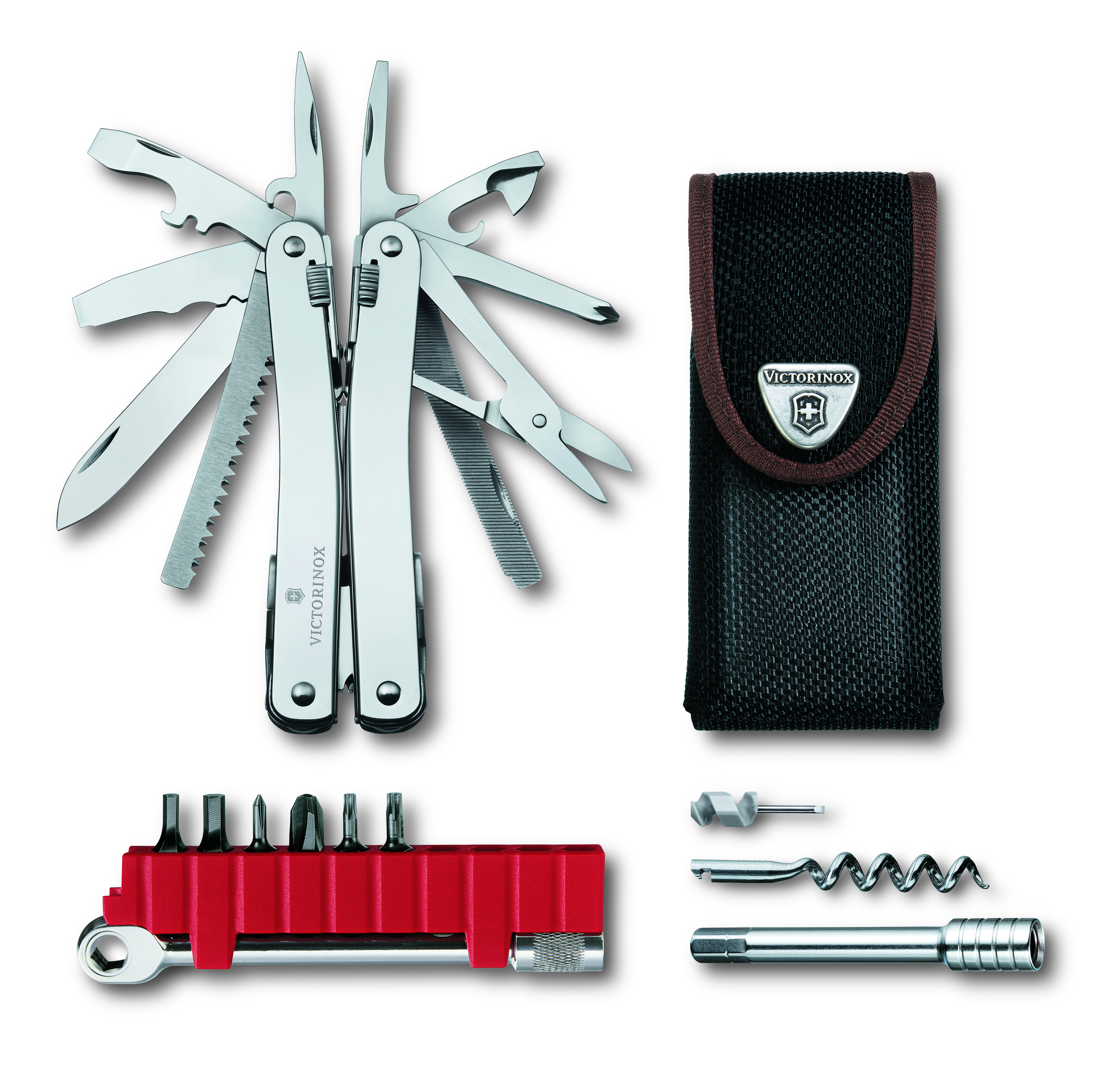 Victorinox Swiss Tool Spirit X Plus Ratchet, in Nylonetui