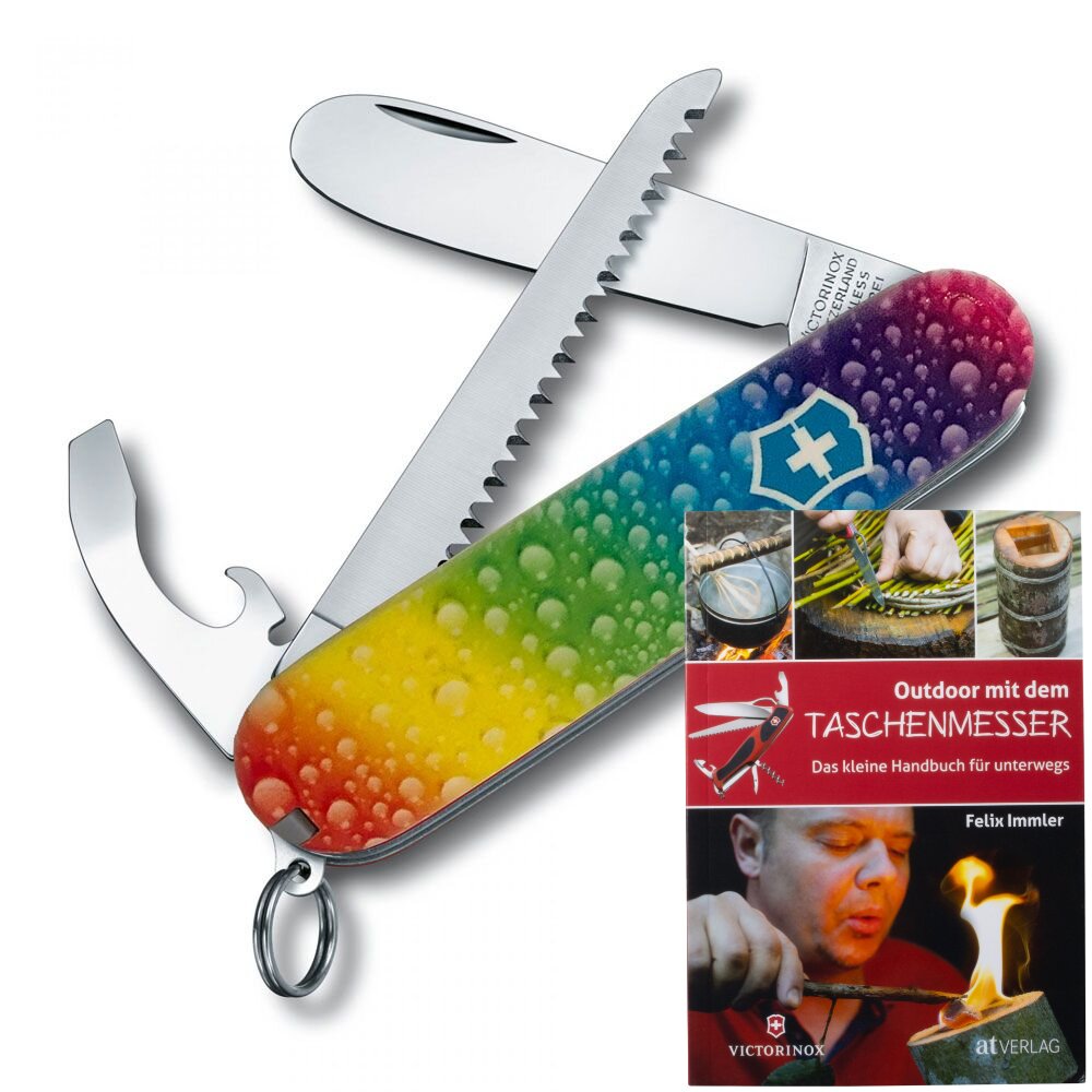 My First Rainbow Bubbles + Victorinox Outdoor Buch